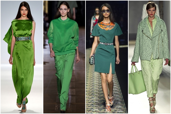 модные цвета 2013 зеленый
