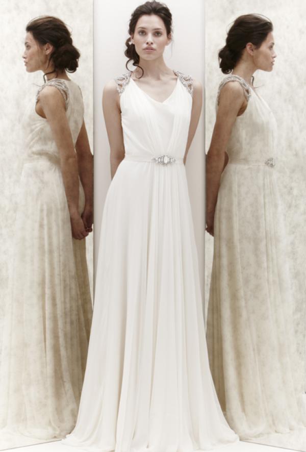 Свадебные платья в греческом стиле 2013  jenny packham 