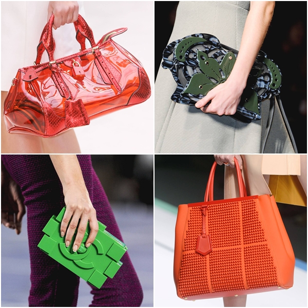 модные женские сумки весна-лето 2013 - пластиковые