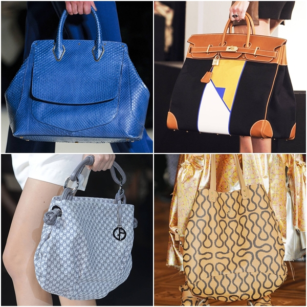 модные женские сумки весна-лето 2013 - объемные вмесительные