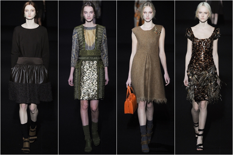 платья коллекция alberta ferretti осень-зима 2014-2015 