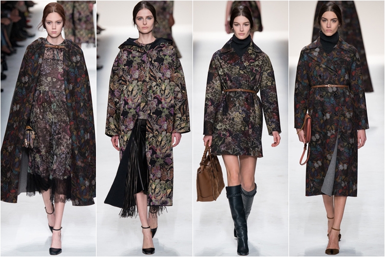 узор пальто коллекция Valentino осень-зима 2014-2015