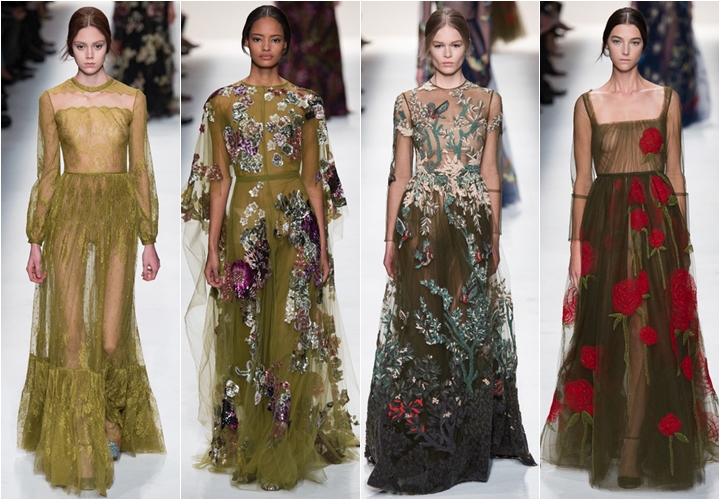 коллекция платьев valentino осень-зима 2014-2015