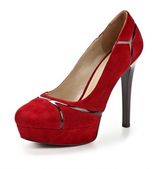 красные замшевые туфли (6)