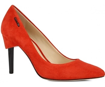 красные замшевые туфли (8)