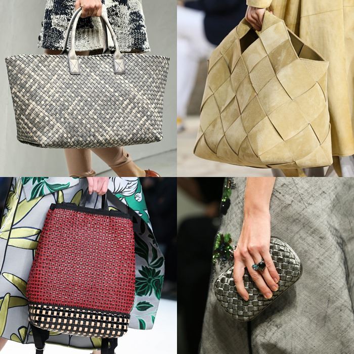 Модные женские плетеные сумки весна-лето 2015 