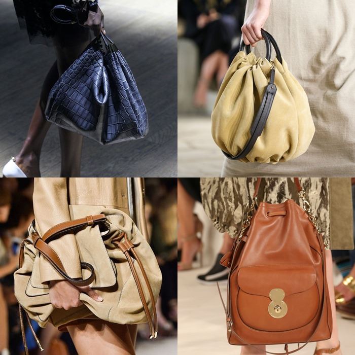 Модные женские сумки-мешки весна-лето 2015 