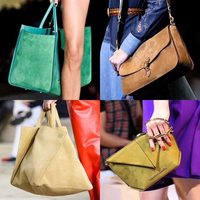 Модные женские замшевые сумки весна-лето 2015 