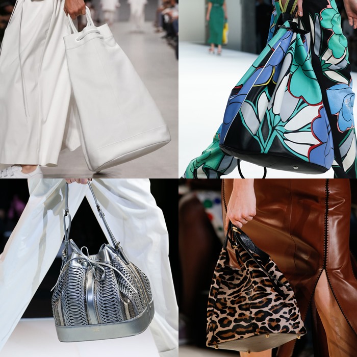 Модные женские сумки мешки весна-лето 2015 