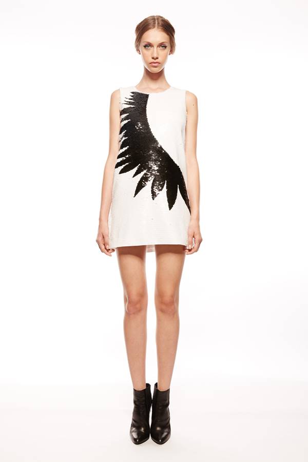  черно-белое платье весна лето 2015 Rachel Zoe