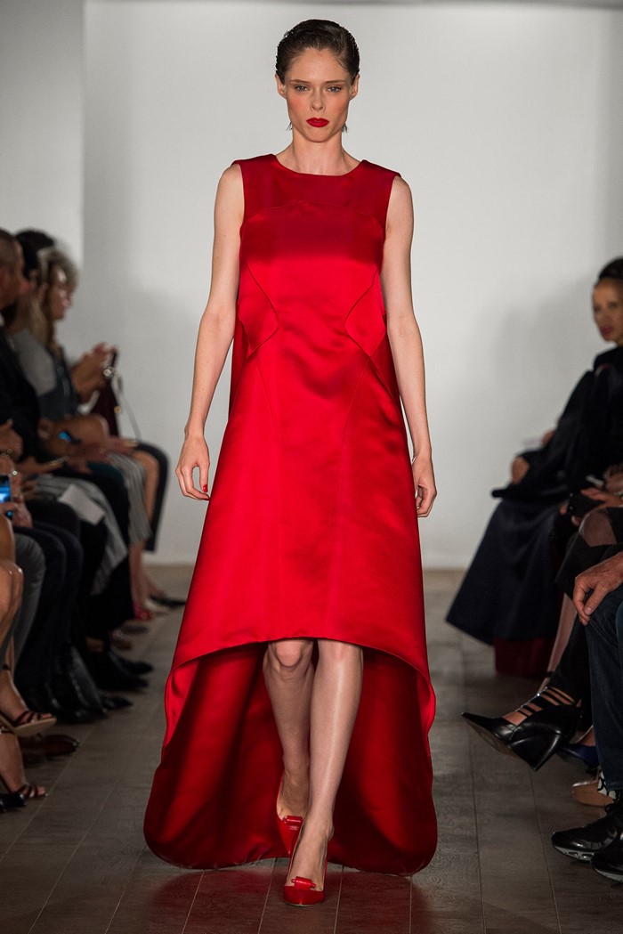 красное платье хай лоу на выпускной 2015 