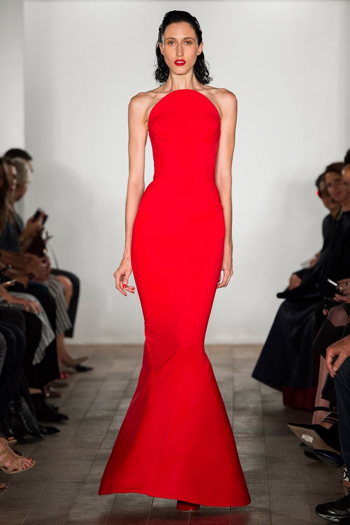 элегантное длинное платье русалка на выпускной 2015 