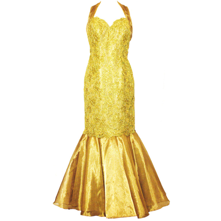желтые платья на выпускной 2015 (18)