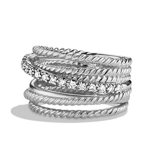 серебряные кольца 2015 David Yurman