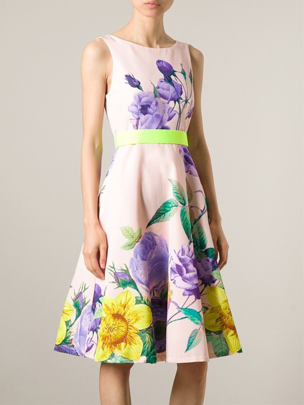платье с цветочным принтом 2015 P.A.R.O.S.H.