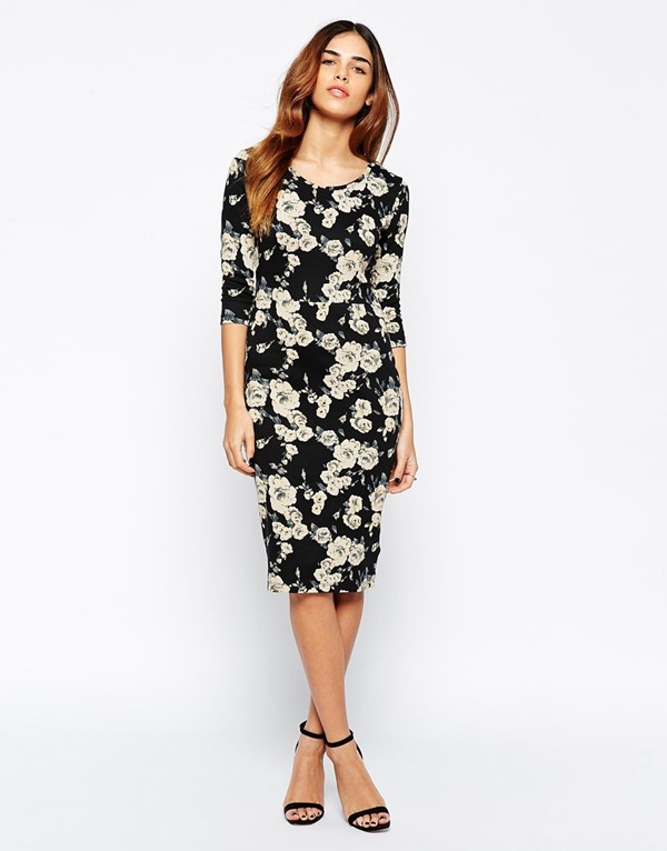 платье с цветочным принтом 2015 Vero Moda