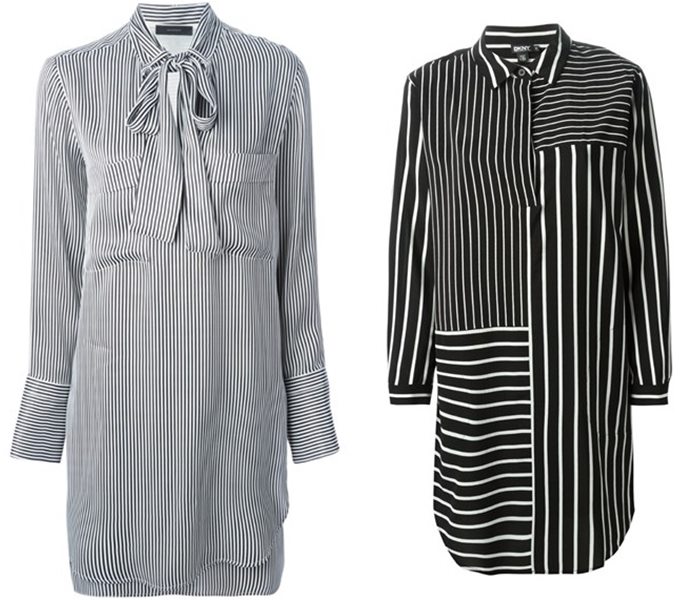 платья-рубашки 2015 Belstaff и DKNY