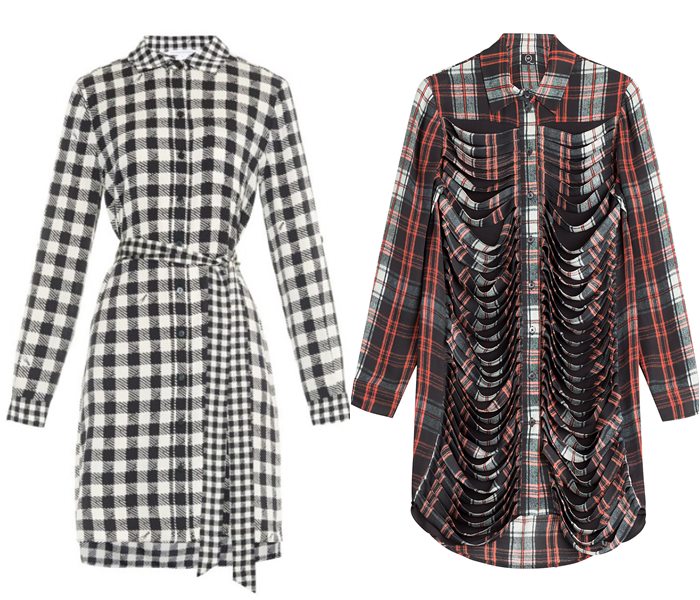 платья-рубашки 2015 Diane von Furstenberg и MCQ Alexander McQueen