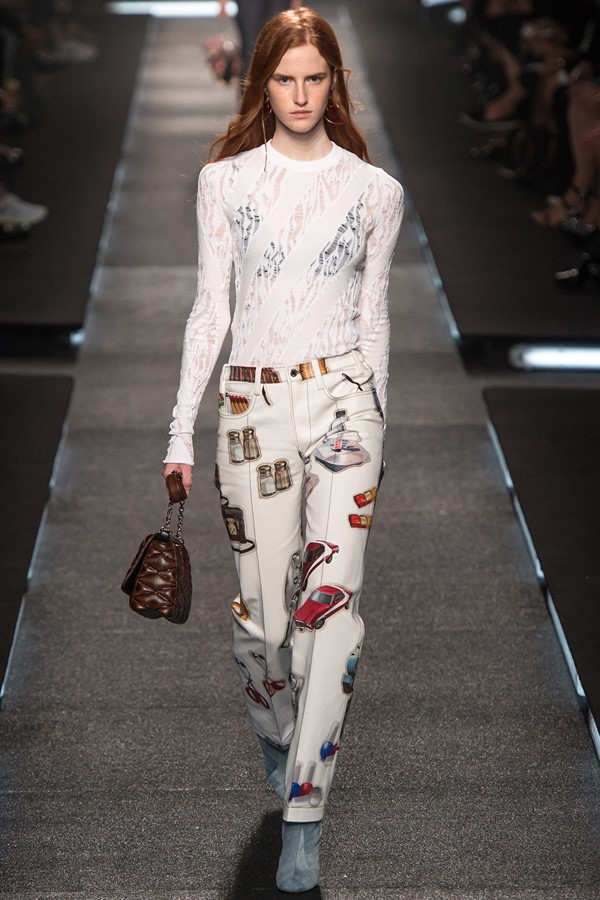 Louis Vuitton брюки с принтом весна-лето 2015 