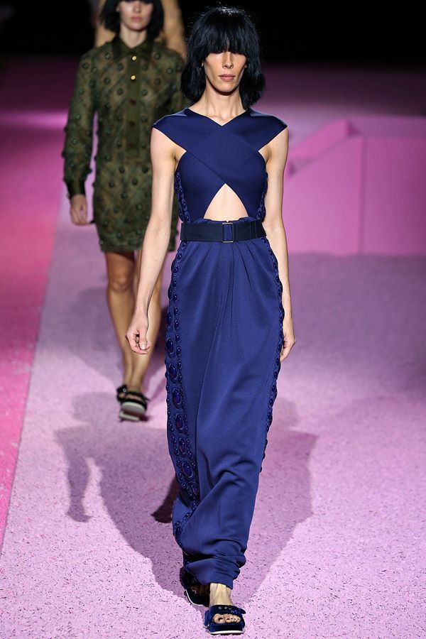 Синие платья весна-лето 2015 Marc Jacobs 