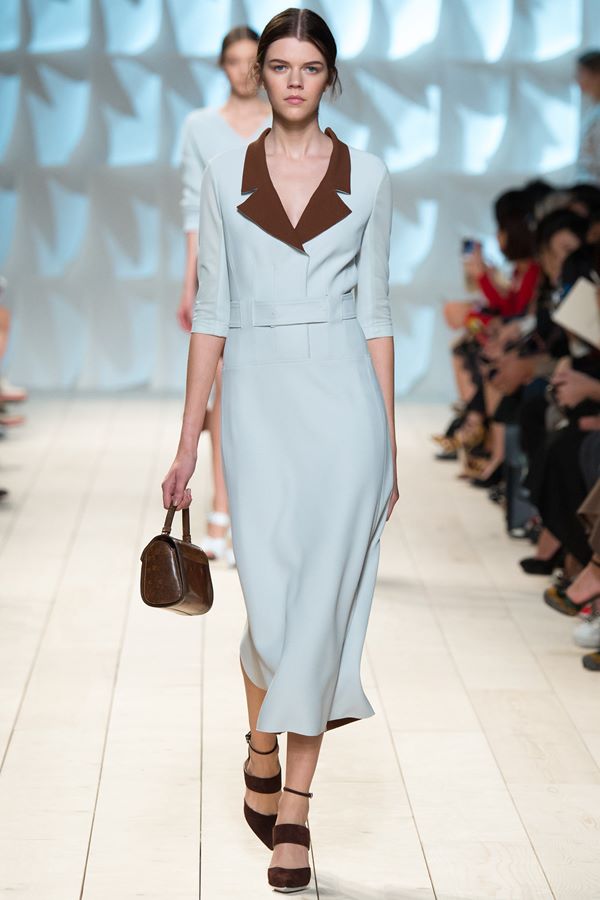 Голубые платья весна-лето 2015 Nina Ricci 