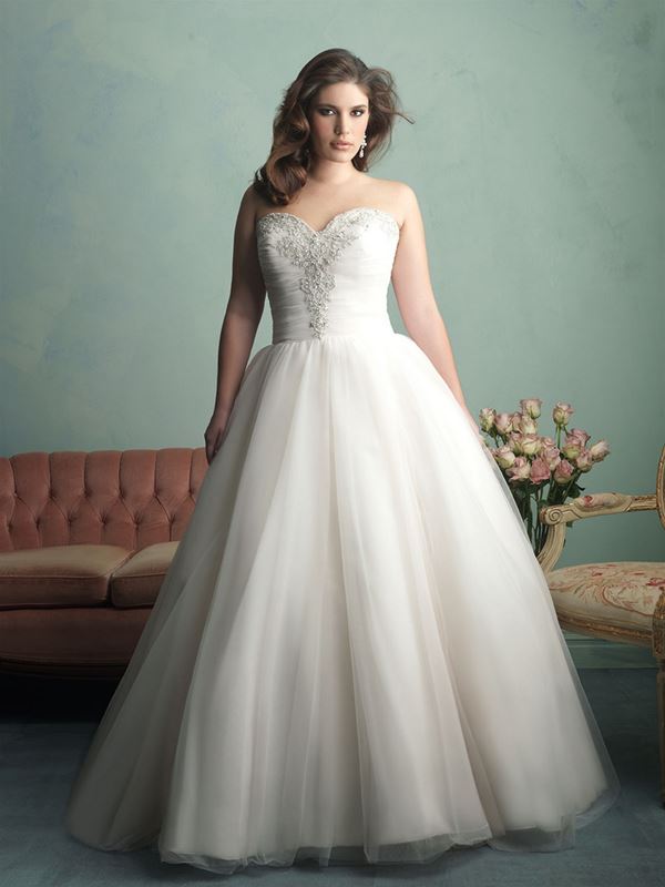 свадебные платья для полных Allure Bridals 2015 (1)
