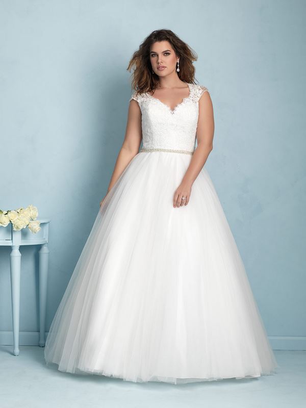 свадебные платья для полных Allure Bridals 2015 (7)