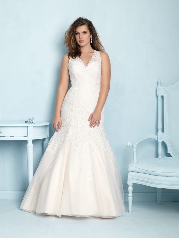 свадебные платья для полных Allure Bridals 2015 (9)