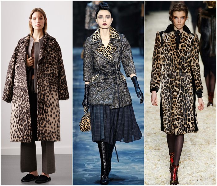 Леопардовые пальто осень-зима 2015-2016-1