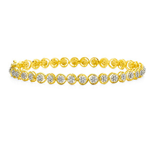Золотые браслеты с бриллиантами 2015  (20)