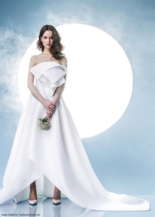 Свадебные платья хай-лоу 2015-2016 Angel Sanchez 