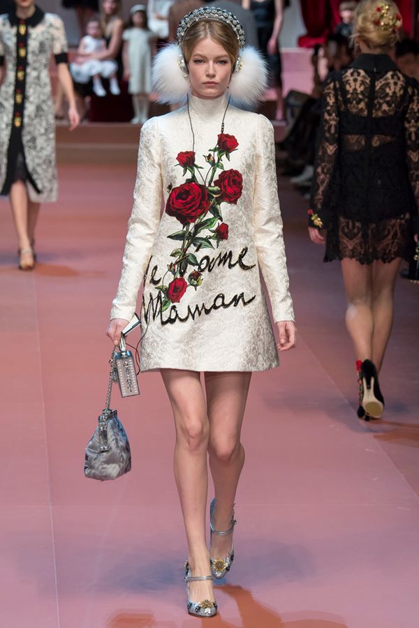 Коктейльные платья осень-зима 2015-2016  Dolce & Gabbana  