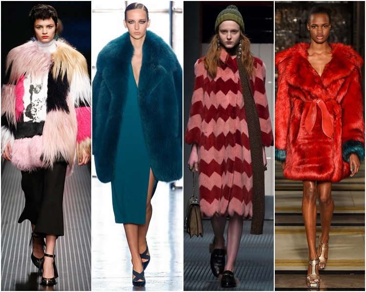 Мода осень-зима 2015-2016: крашеный мех