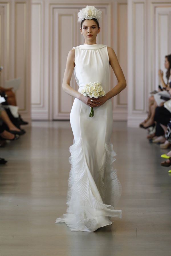 Свадебные платья в греческом стиле 2015-2016 Oscar de la Renta  