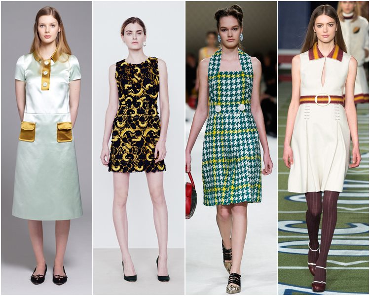Мода осень-зима 2015-2016: стиль 60-х