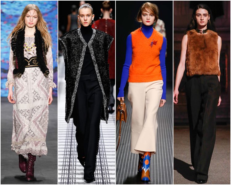 Мода осень-зима 2015-2016: жилеты и безрукавки