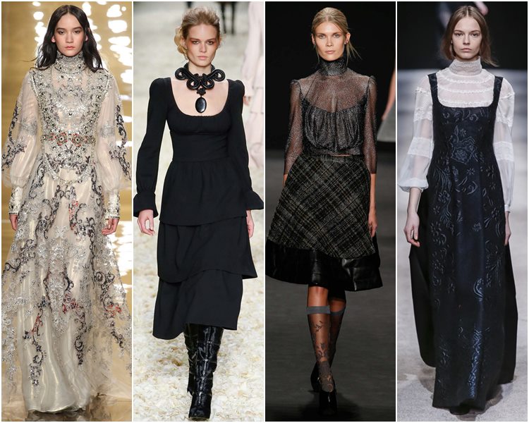Мода осень-зима 2015-2016: викторианский и эдвардианский стиль