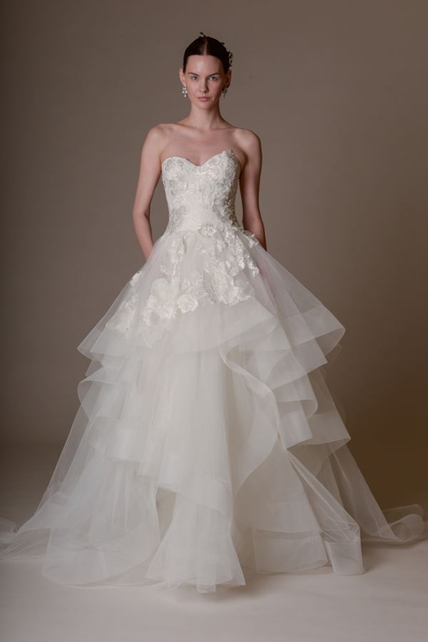 Пышные свадебные платья «принцесса» 2015-2016 Marchesa 