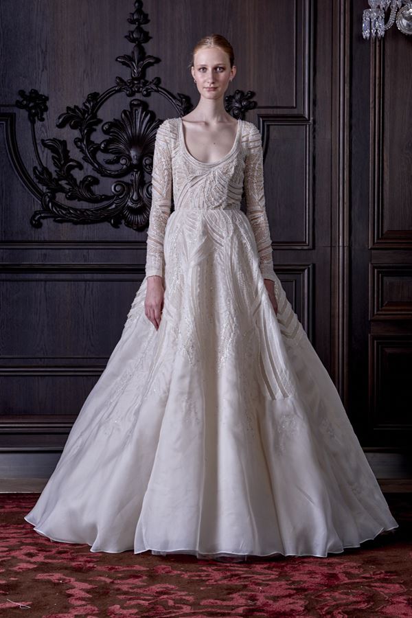 Пышные свадебные платья «принцесса» 2015-2016 Monique Lhuillier 