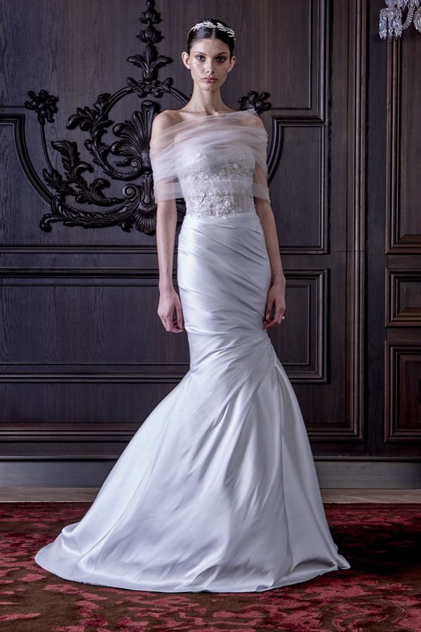Свадебные платья «русалка» 2015-2016 Monique-Lhuillier