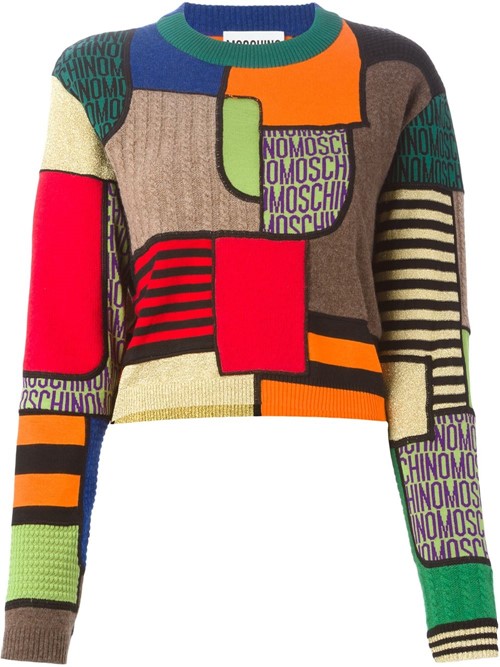 Короткие свитера осень-зима 2015-2016 Moschino 