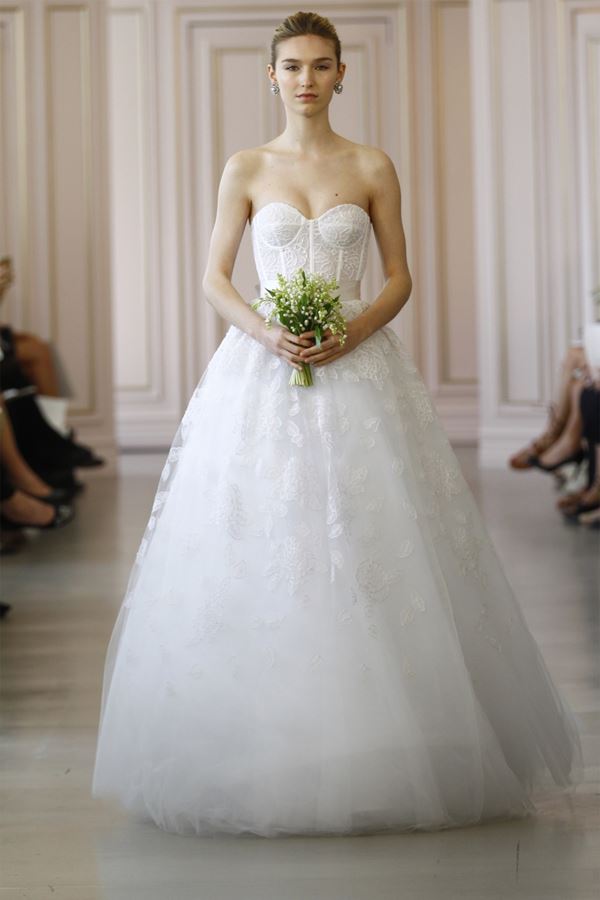 Пышные свадебные платья «принцесса» 2015-2016 Oscar de la Renta 