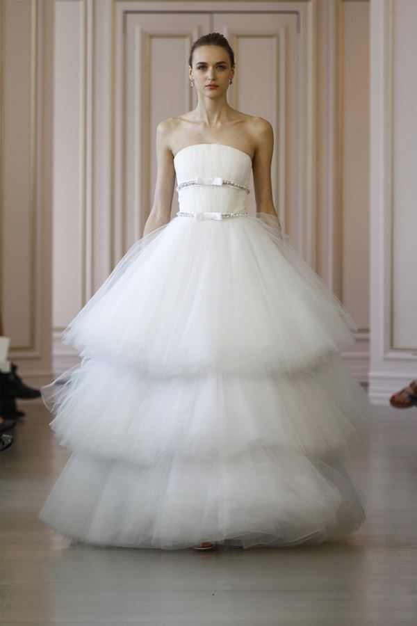 Пышные свадебные платья «принцесса» 2015-2016 Oscar de la Renta 