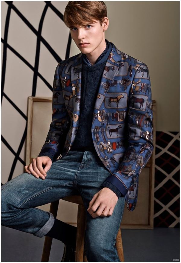 Мужские пиджаки осень-зима 2015-2016 Gucci 