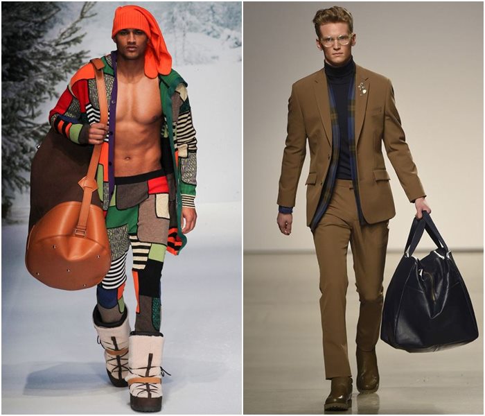 Мужские сумки осень-зима 2015-2016: Moschino, Perry Ellis