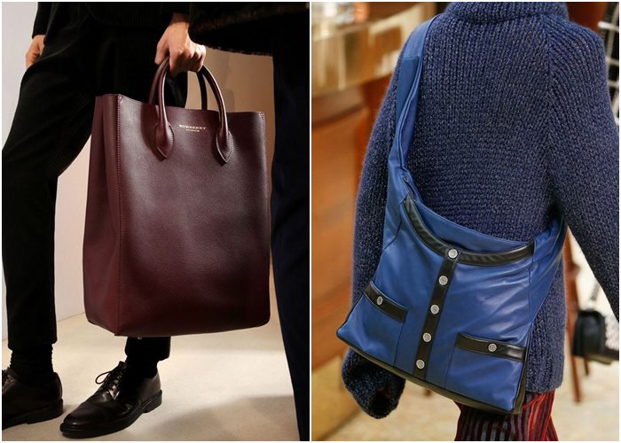Мужские сумки осень-зима 2015-2016: Burberry Prorsum, Chanel