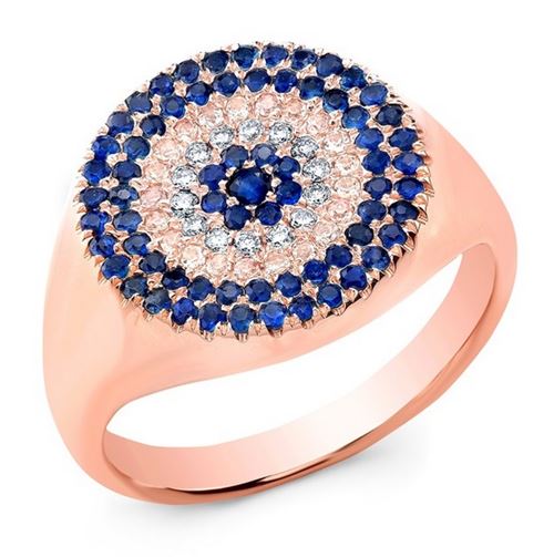 кольцо с сапфирами Anne Sisteron