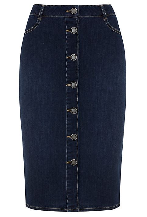 джинсовая юбка-карандаш 2016