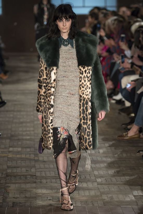леопардовое пальто No.21
