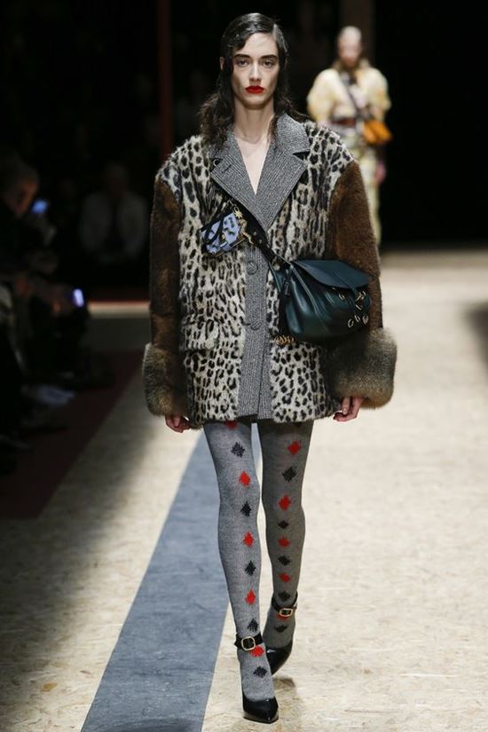 леопардовое пальто Prada